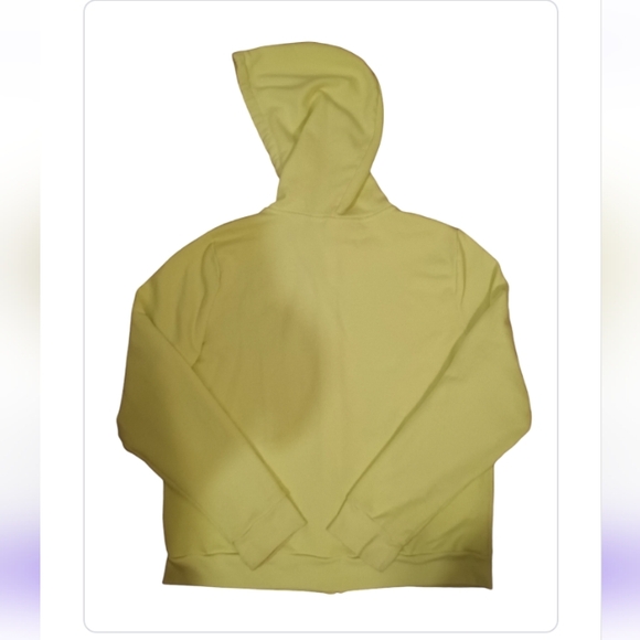PINK VS Full Zip Hoodie Neon Yellow Highlighter & Blk Block Logo 😍🔥💎 - Picture 4 of 4